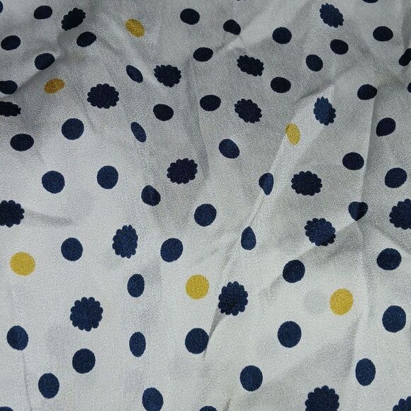 Ann Taylorwhite with black and gold polka dot blouse  Sz XLNWOT - Picture 8 of 8